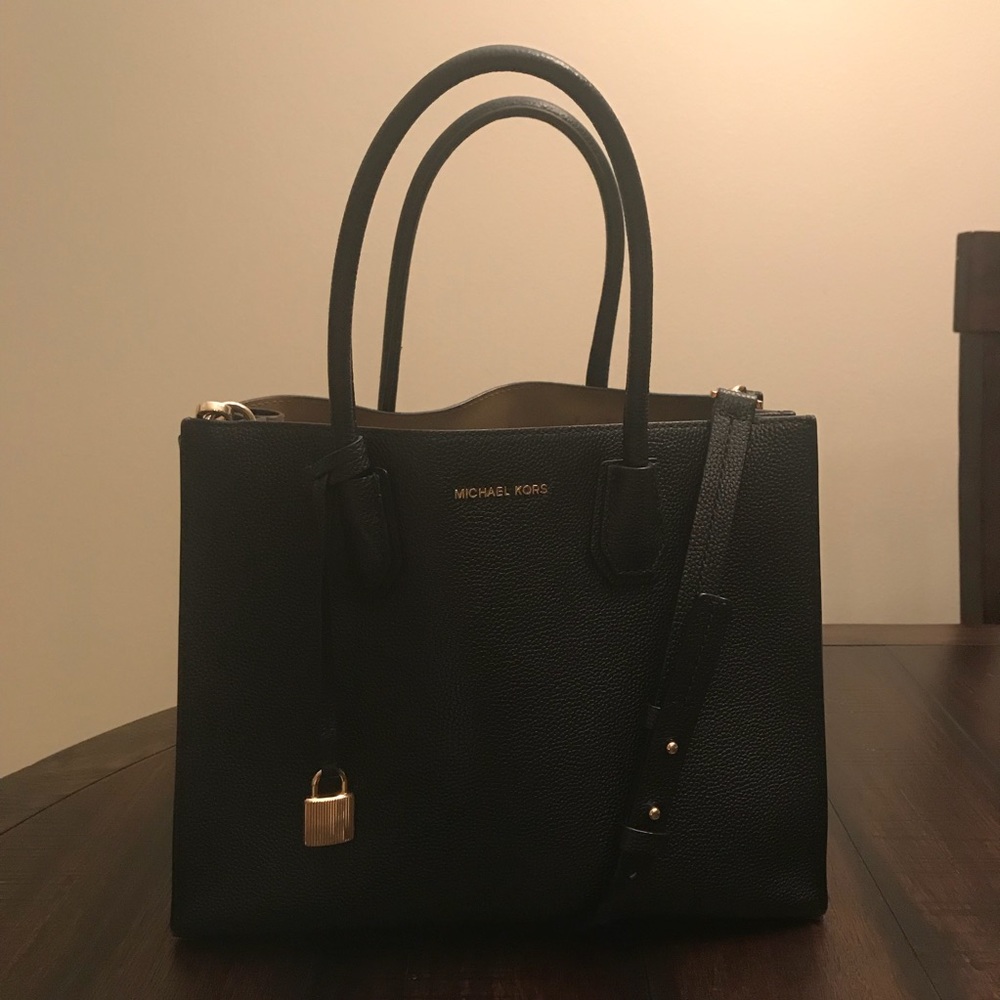 Michael Kors Mercer Large Handbag Black